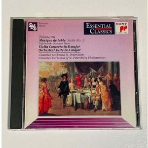 CD Telemann, Petersburg Chamber Orchestra, Gosman -Banquet Music, Violin Concert